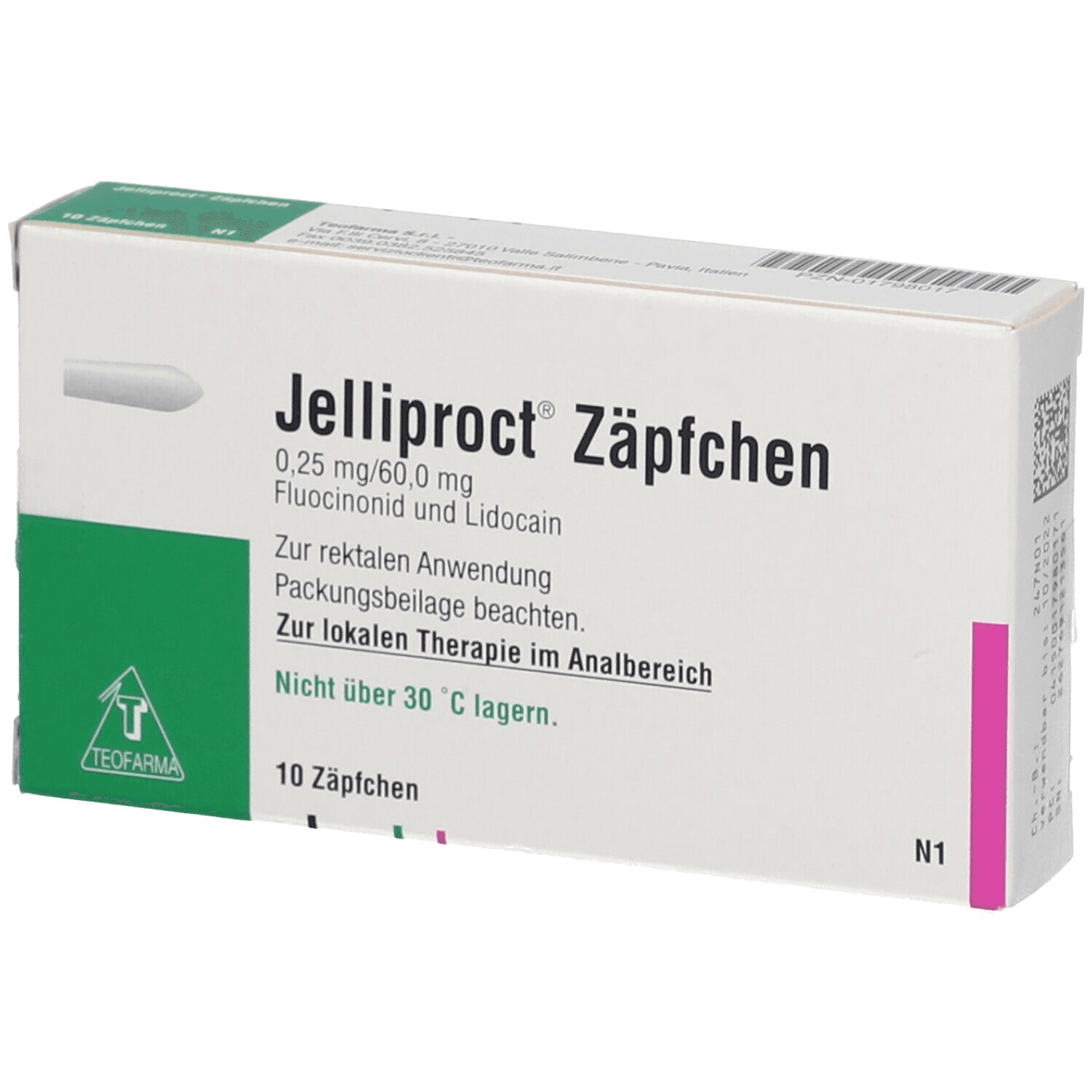 Jelliproct® (Fluocinolonacetonid/Lidocain)