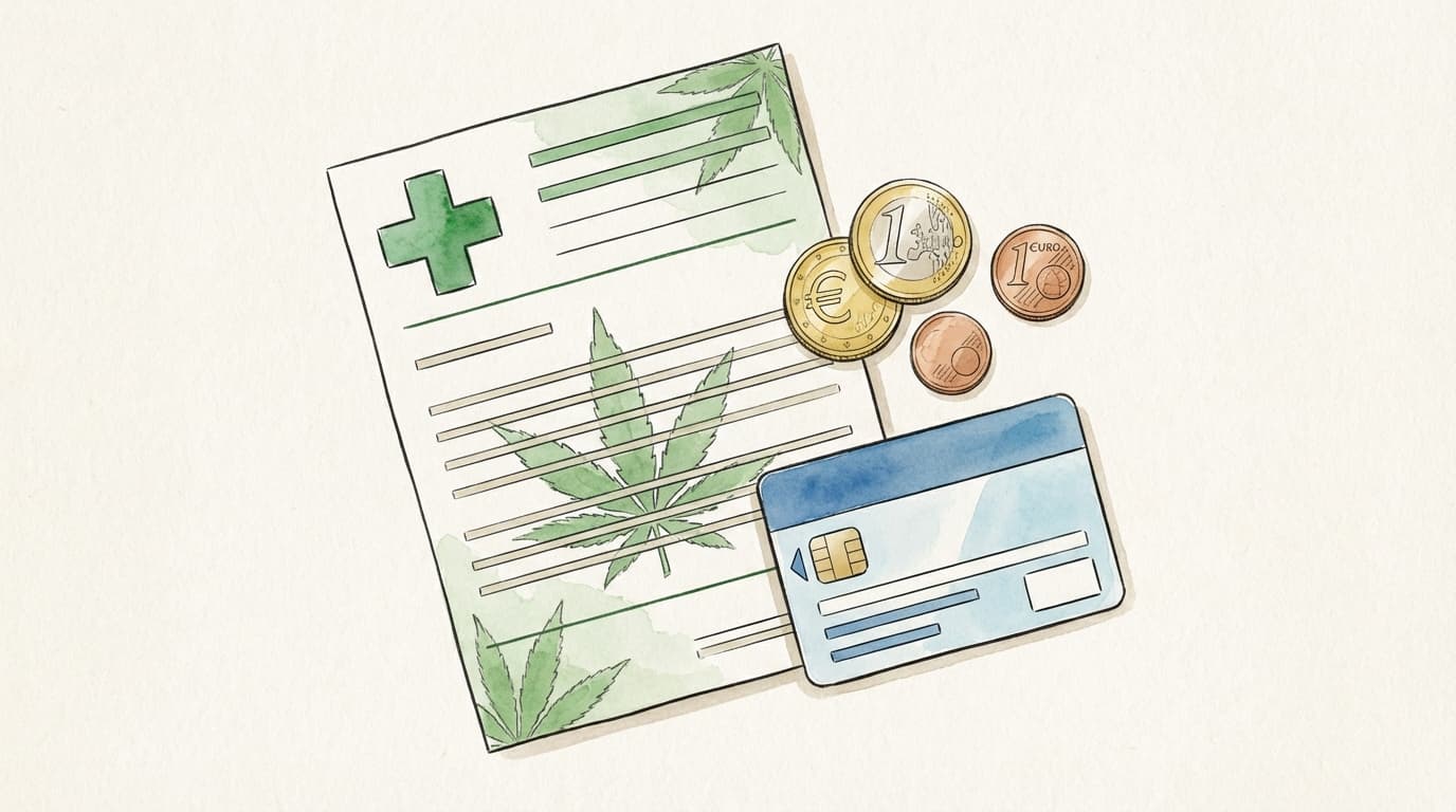 Coûts de la recette de cannabis 2026 : Espèces, autopaiement et comparaison des prix